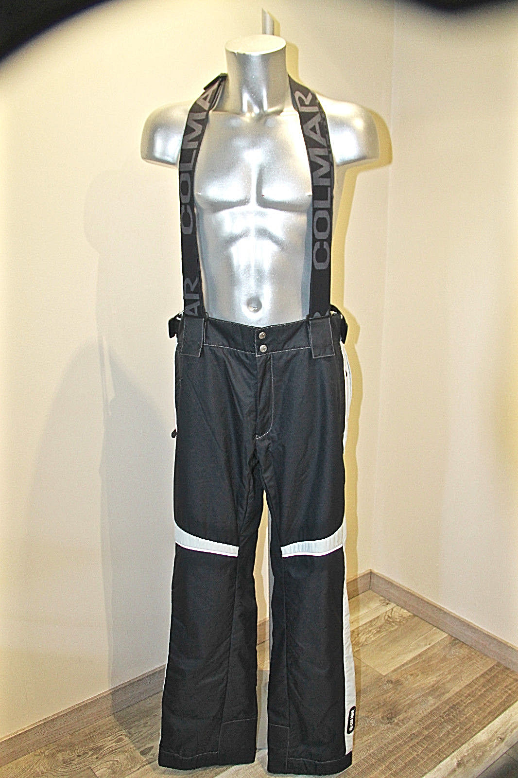 Salopette ski homme Colmar XXL noire en tissu technique haut de gamme