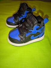 NIKE AIR JORDAN 1 MID TD HYPER ROYAL SIZE 4C TODDLER 640735-077 NO BOX