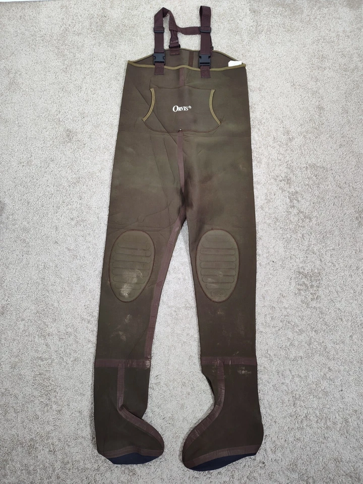 Vadeadores de neopreno Orvis Clearwater 3 mm tamaño grande marrón usados Foto 2 de 4
