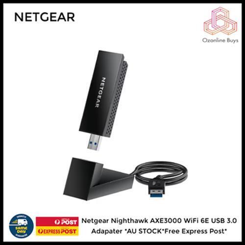Netgear Nighthawk AXE3000 WiFi 6E USB 3.0 Adapater A8000 NGNHA8000 - AU STOCK - Picture 1 of 1
