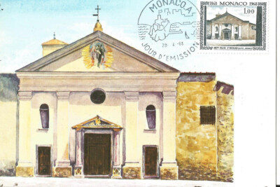 Maximum AK Monaco 1968 Alte Nikolauskirche