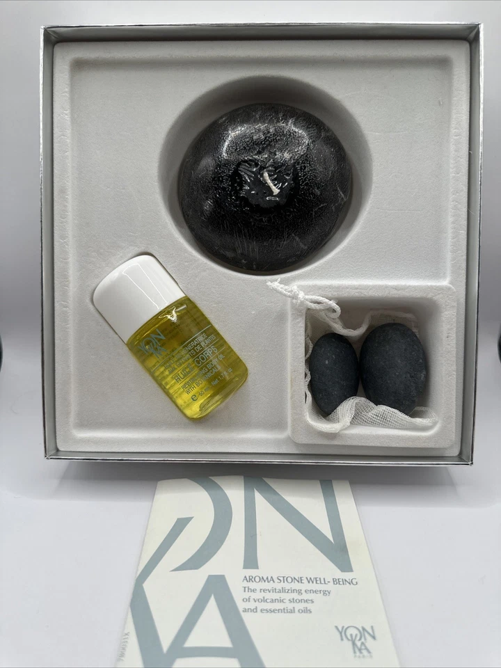 Yonka AROMA STONE WELL-BEING SET Huile Corps Body Oil - Candle - Stones New - Изображение 2 из 3