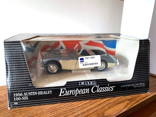 ERTL European Classics 1956 Austin Healey 100-Six 1:18 Scale Diecast Model Car - Picture 12 of 13