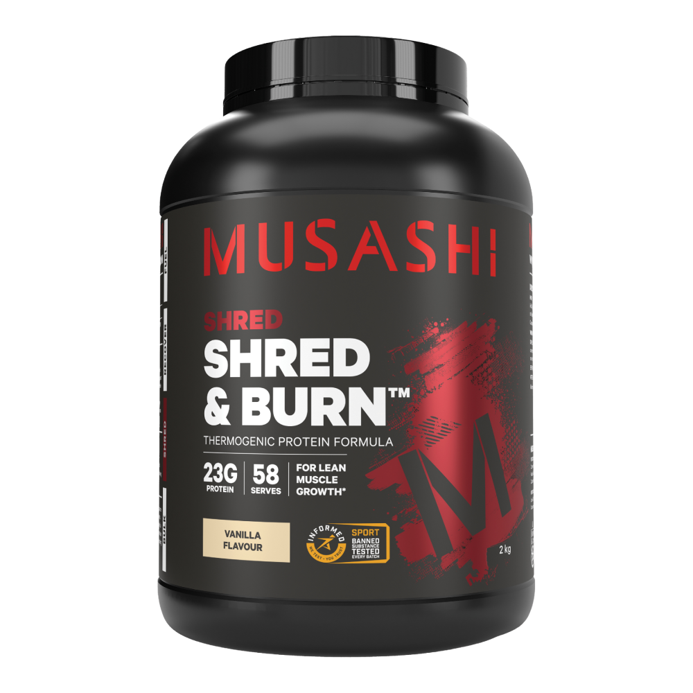 MUSASHI High Protein 2KG Powder - Vanilla Milkshake P30g, C7g - Foto 2