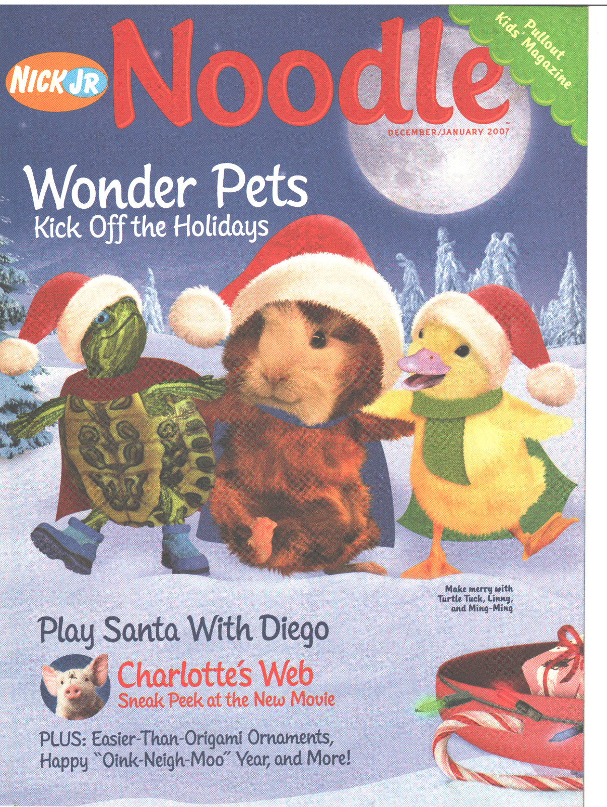 NICK JR FAMILY Magazine December January 2007 Christmas Crafts Cookies Ornaments