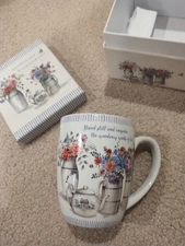 Bible Verse Faithfully Yours Coffee Mug Job 37:14 Stand Still