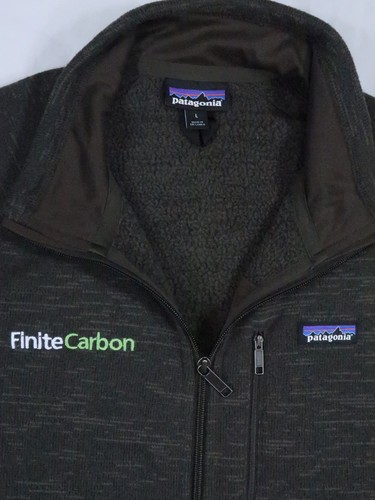 Patagonia M's better sweater Finite Carbon Men Large fleece full zip mock jacket