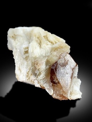 Chisel Shape Natural Terminated Undamaged Topaz Crystals On Matrix 95 Gram