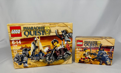 LEGO Pharaoh s Quest: Scarab Attack (7305) + Golden Staff Guardians (7306)   New