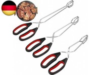 3 StüCke Kochen Backen Zange, Schere Grillzange, Barbecue Grillen Zange, Mit