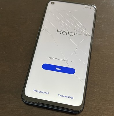OnePlus Nord N200 5G - 64 GB - Blue (Unlocked) Cracked Screen