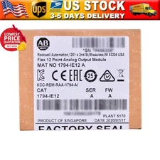 New Factory Sealed 1794-IE12 SER A Flex 12 Point Analog Input Module 1794IE12