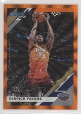 2019-20 Panini Donruss Holo Orange Laser Derrick Favors #192 11pj
