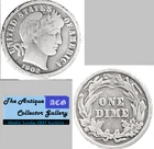 Antique 1902⌛US Philadelphia Mint Silver Barber Dime🪙Full Liberty🪙