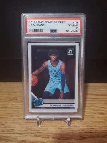 2019-20 Ja Morant Panini Donruss Optic Rated Rookie (Base) RC #168 PSA 10 GEM MT
