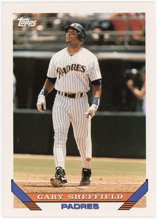 1993 Topps #140 Gary Sheffield San Diego Padres Baseball Card