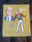 Vintage Ken Doll Barbie Varsity College Gold Vinyl Carrying Case 1963