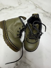Dr. Martens 1460 Leather Lace-up Boot Green Toddler Size US 4
