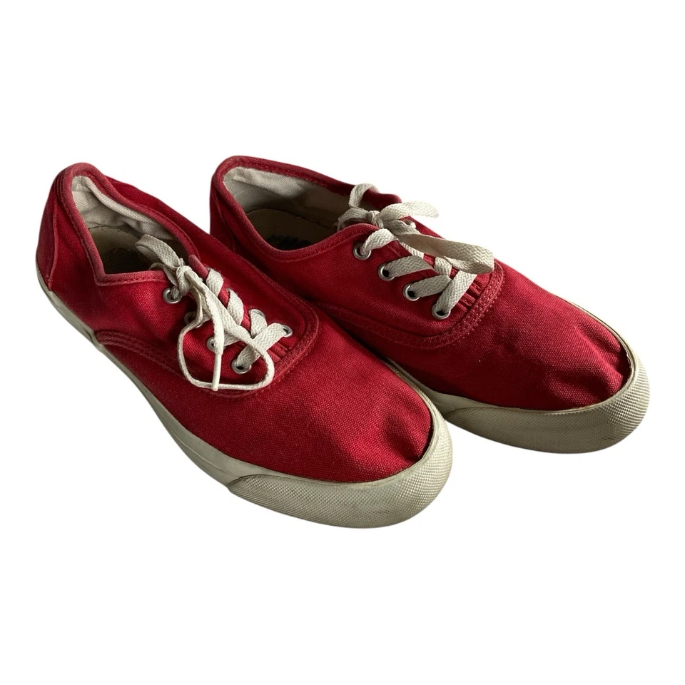 Zapatos Pro-Keds rojos talla 7,0 con cordones blancos Foto 3 de 4