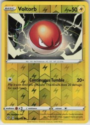 Voltorb 056/192 Reverse Holo Rebel Clash