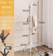 Coat Rack Stand Free Standing Tree Clothes Hanger Hat Coat Rack 8 Hooks