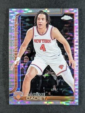 2025-26 Topps Chrome PACOME DADIET Pulsar Refractor New York Knicks #111