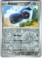 Beldum 113/162 Temporal Forces Reverse Holo Common