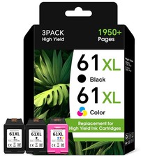 61XL Black Color Ink Cartridge For HP 61 ENVY 4500 4501 4502 4504 5530 5531 5535