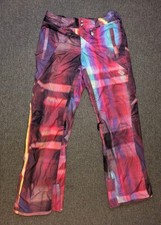 Volcom Nimbus 15kmm Abstract Ski Snowboard Pants Size Medium Multicolor Winter