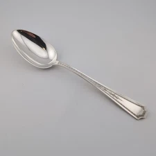 Durgin Colfax Sterling Silver Oval Soup Dessert Spoon - 7 1/8" - No Monogram
