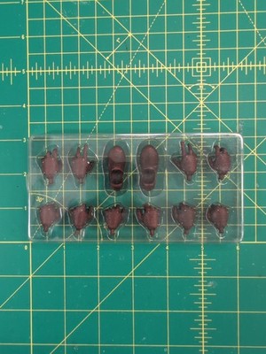 Mythic Legions Four Horsemen Brown Leather Shoes & 5 Sets Of Hands *I SHIP DAILY