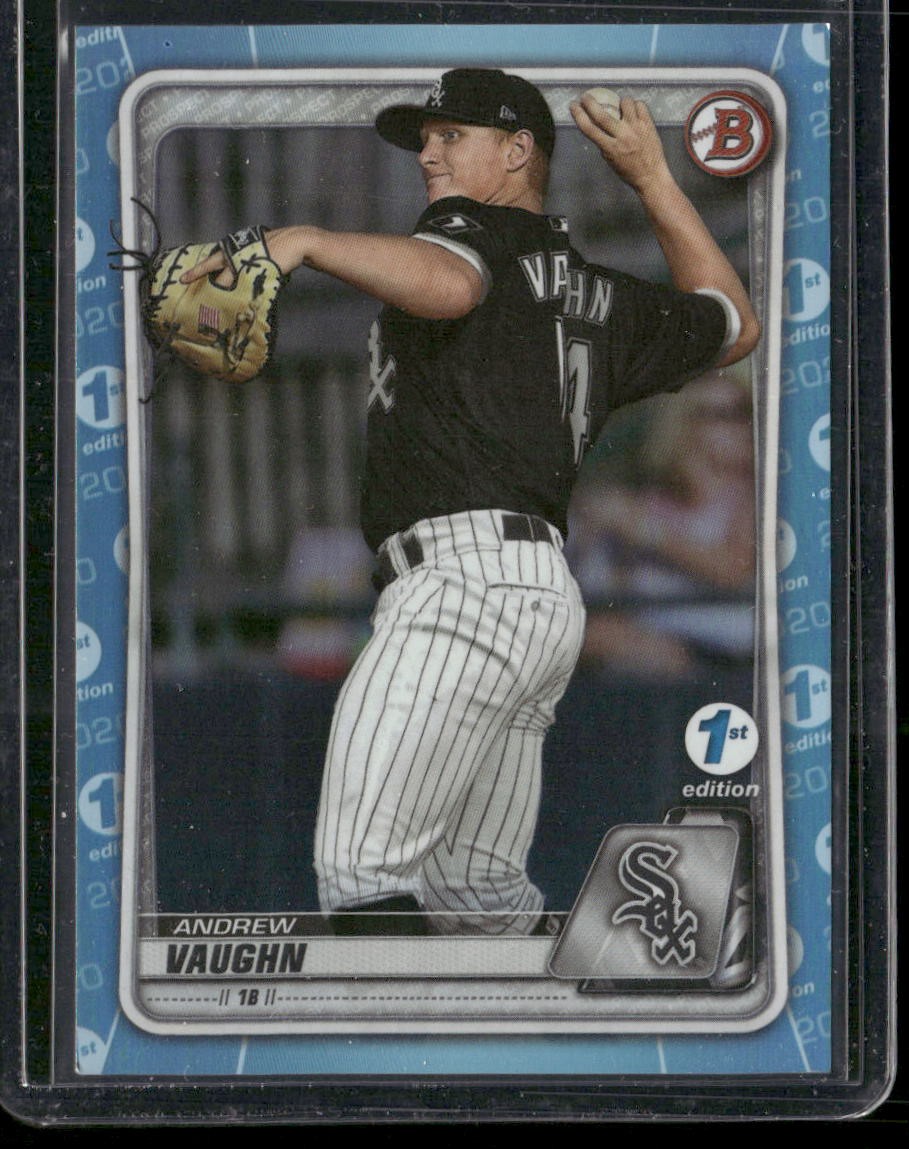2020 Bowman Draft 1st Edition #BD-153 Andrew Vaughn Sky Blue