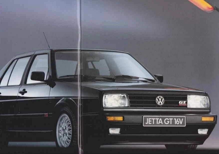 Catalogue Brochure VW Jetta GT 01/1991 Anglais / English - Photo 2/2