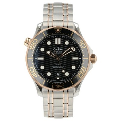Omega Seamster Black Dial Steel And Rose Gold 42mm Automatic 210.20.42.20.01.001