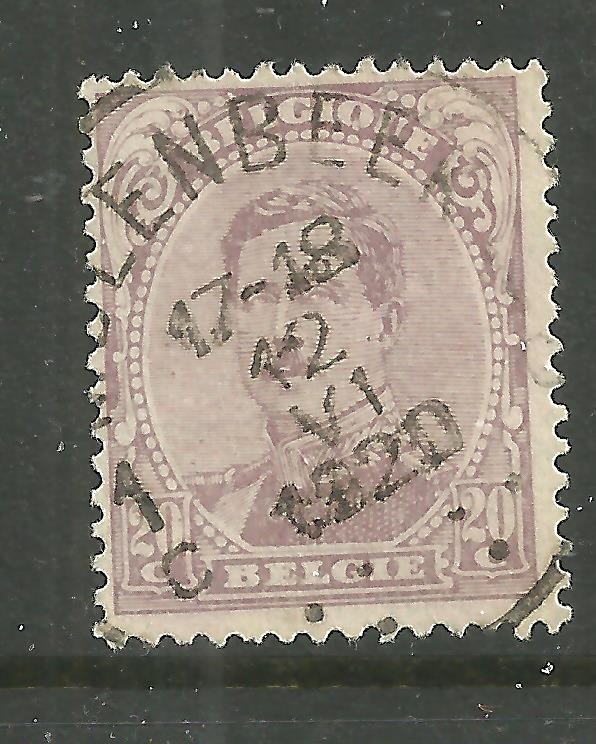 BELGIUM 114 USED KING ALBERT I #1