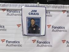 Jim Craig  AUTO, 1980 Olympic Hockey Poster, Inscr  
