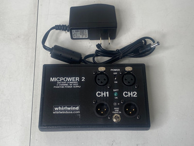 Whirlwind Micpower2 Phantom 48v Supply w/AC Power