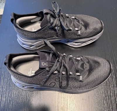 On Cloudsurfer Max Men s Black Eclipse Running Sneakers. Only 23 miles on them.