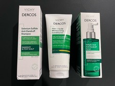 Vichy Laboratories Dercos Dandruff Kit With All 3 Items Pictured