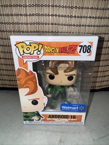 Funko POP! Animation Dragon Ball Z ANDROID 16 #708 Walmart Vinyl Figure