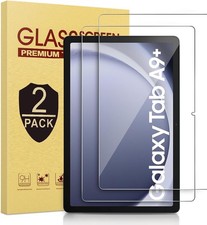 2 Pack Tempered Glass Screen Protector for Galaxy Tab A11 Plus/A9 Plus 11 inch