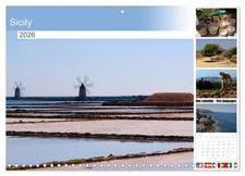 Sicily (Monthly Wall Calendar 2026 11.7 x 16.5 (open)), CALVENDO 14 Month Calend