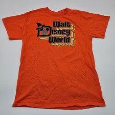 Walt Disney World Halloween Orange Mickey Mouse Witch Hat T Shirt Kids S