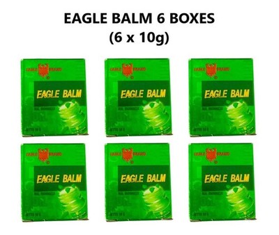 6x  Eagle Balm Balsem Lang Brand Muscle Pain Relief Herbal Ointment Exp. 2030