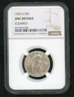 1923-S Standing Liberty 25c NGC Unc Details Cleaned