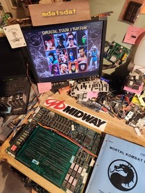 MORTAL KOMBAT 2 PCB JAMMA ARCADE MAIN BOARD ONLY REV 3.1 WORKING!!!! MIDWAY 