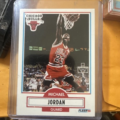 1990-91 FLEER MICHAEL JORDAN BULLS CARD #26 NM