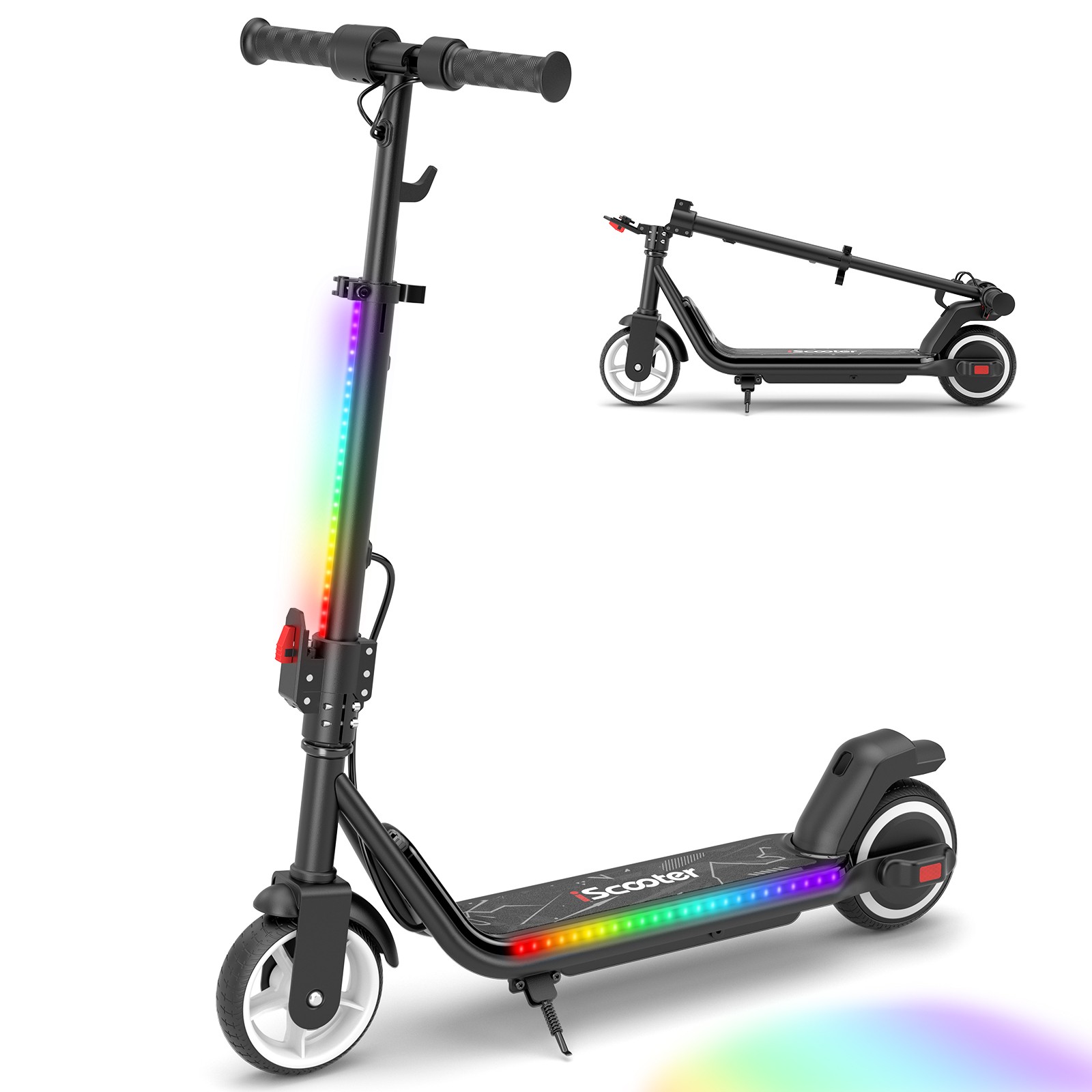 Monopattino Elettrico 19km/h Monopattino Elettrico 200W Scooter Elettrico Per Età 6+ Bambini
