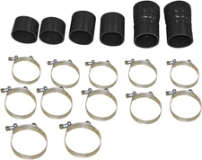 Intercooler Hose & Clamps Kit for F250 F350 7.3L Diesel 1999-2003 ,T Bolt Clamp