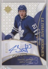 2018 Ultimate Collection 2008-09 Retro Rookies 13/175 Travis Dermott Auto RC ou1